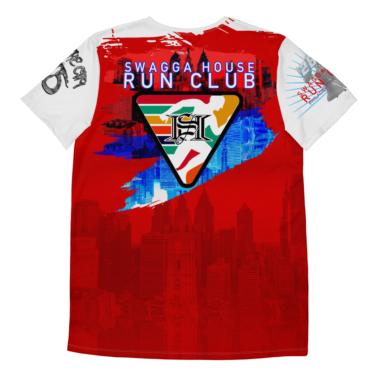 swagga house run club 26.2 dry fit