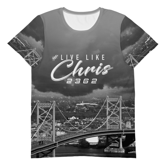 Live Like Chris 2362
All-Over Print Men's Athletic T-shirt my city edition