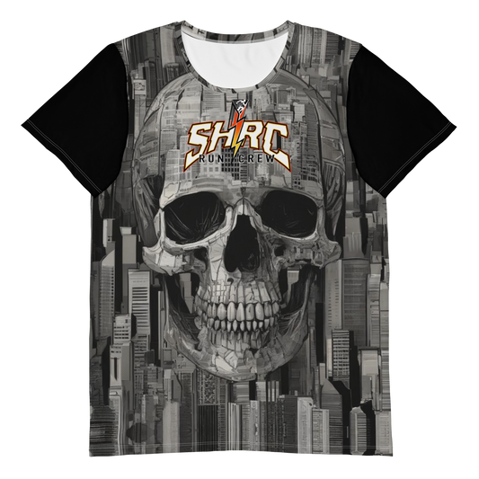 SHRC SKULL CITY All-Over Print Men's Athletic T-shirt