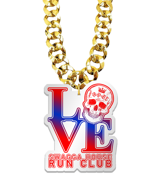 Swagga House Run Club LOVE Fan Chain