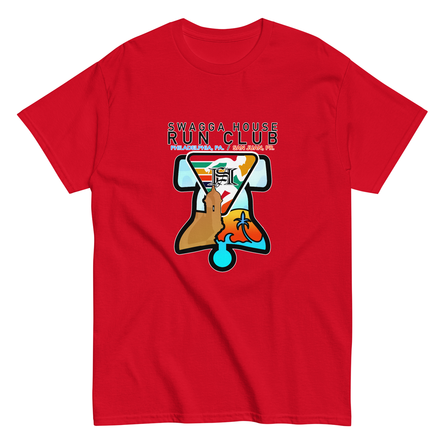 Lola post run tee full color logo Men's classic tee