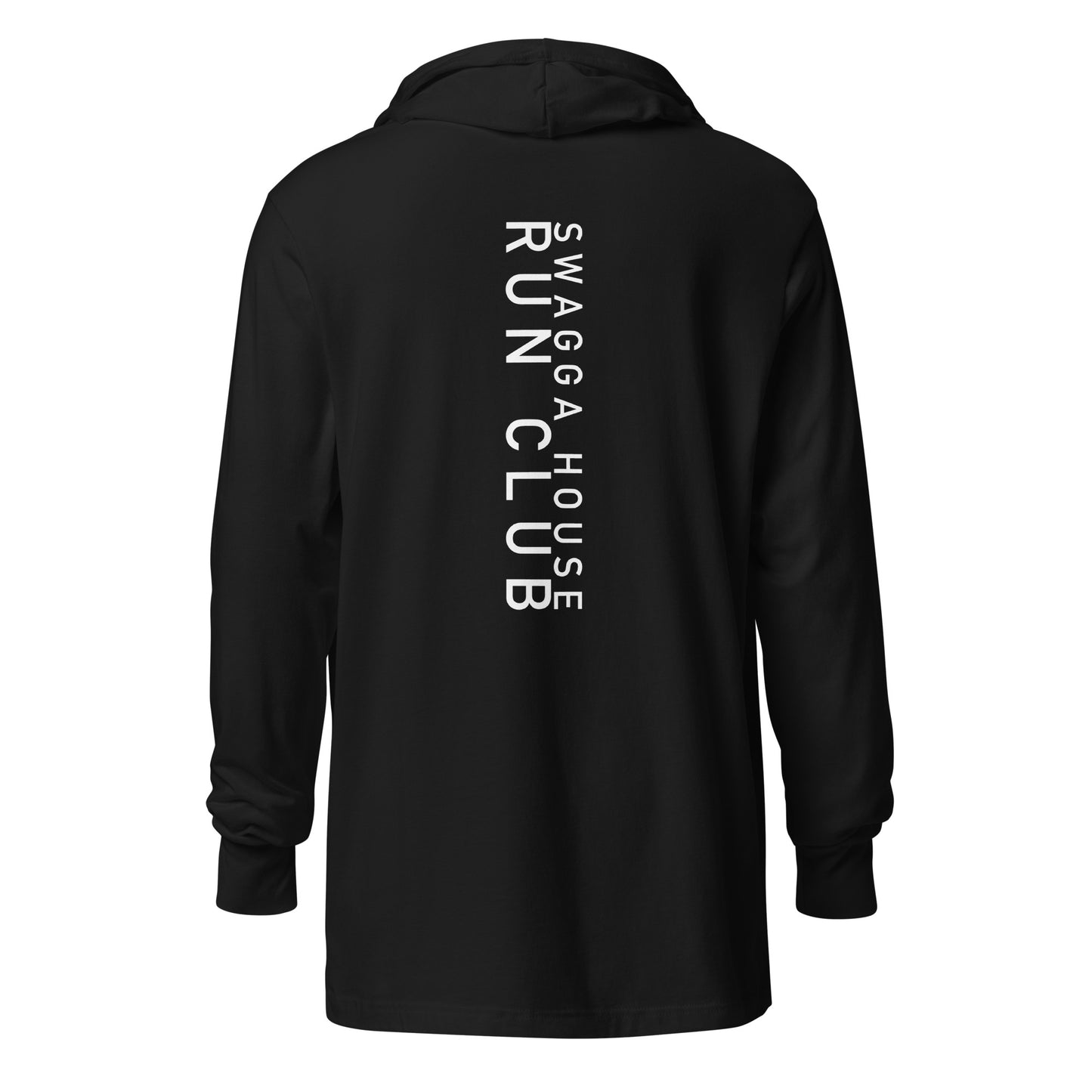 Hooded long-sleeve RUNCLUB SKULL BONEZ shirt