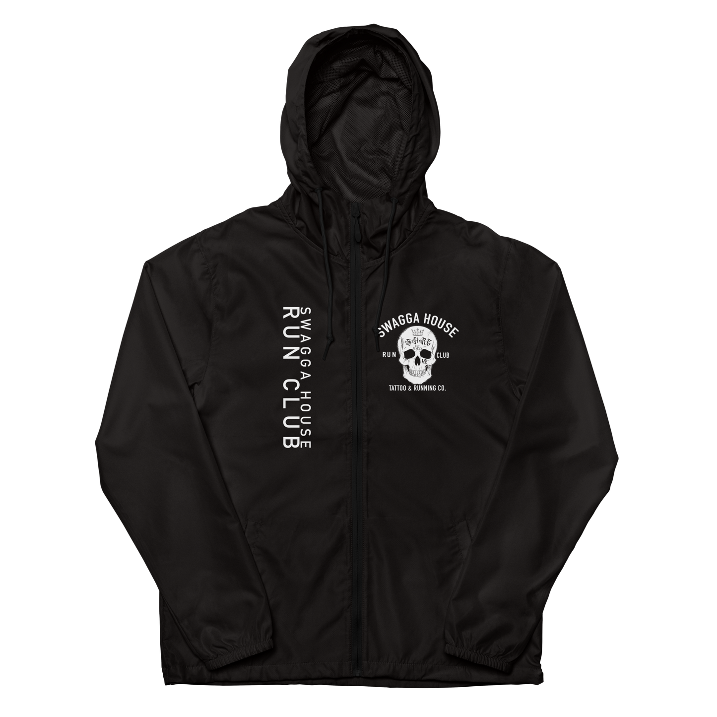 Unisex lightweight zip up windbreaker