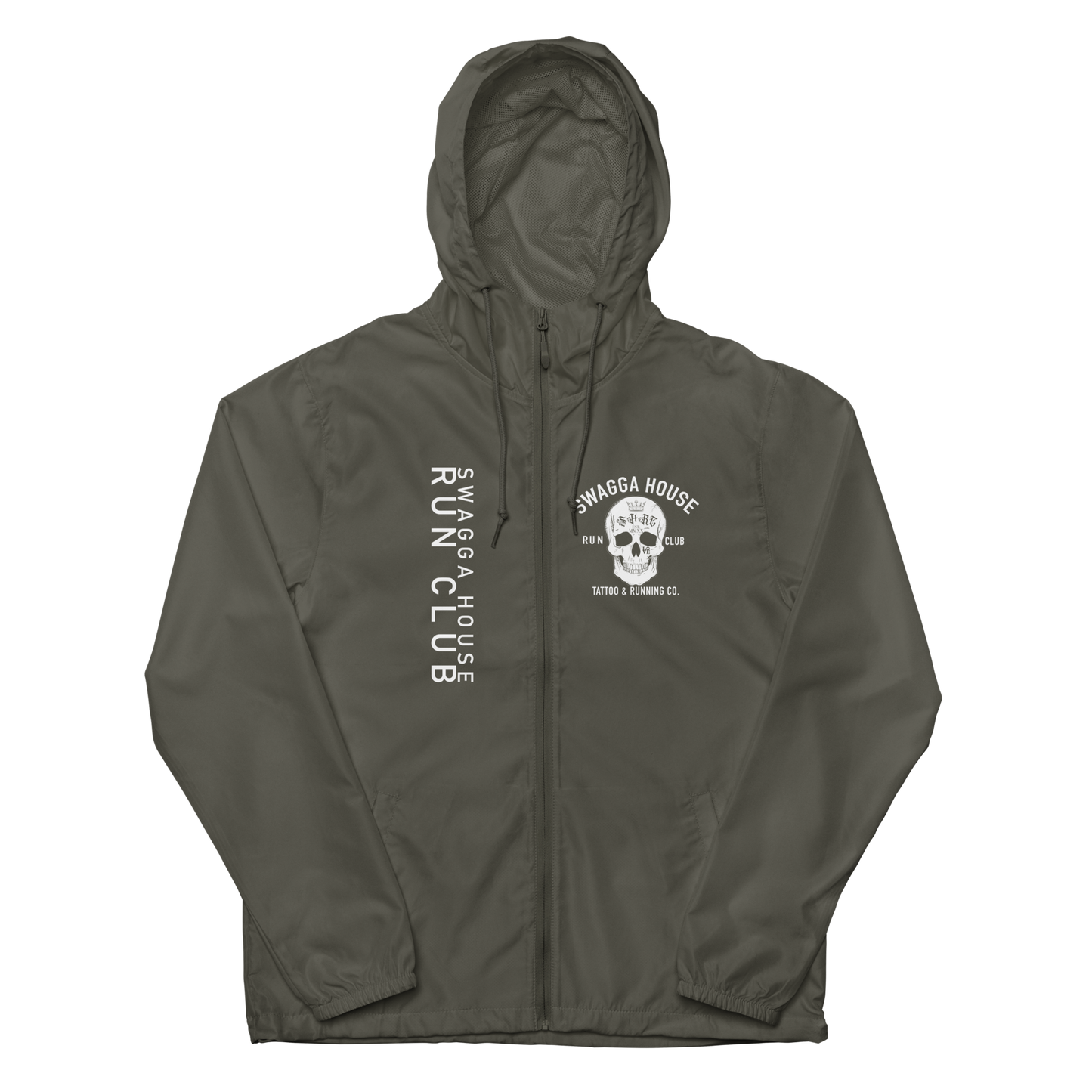 Unisex lightweight zip up windbreaker