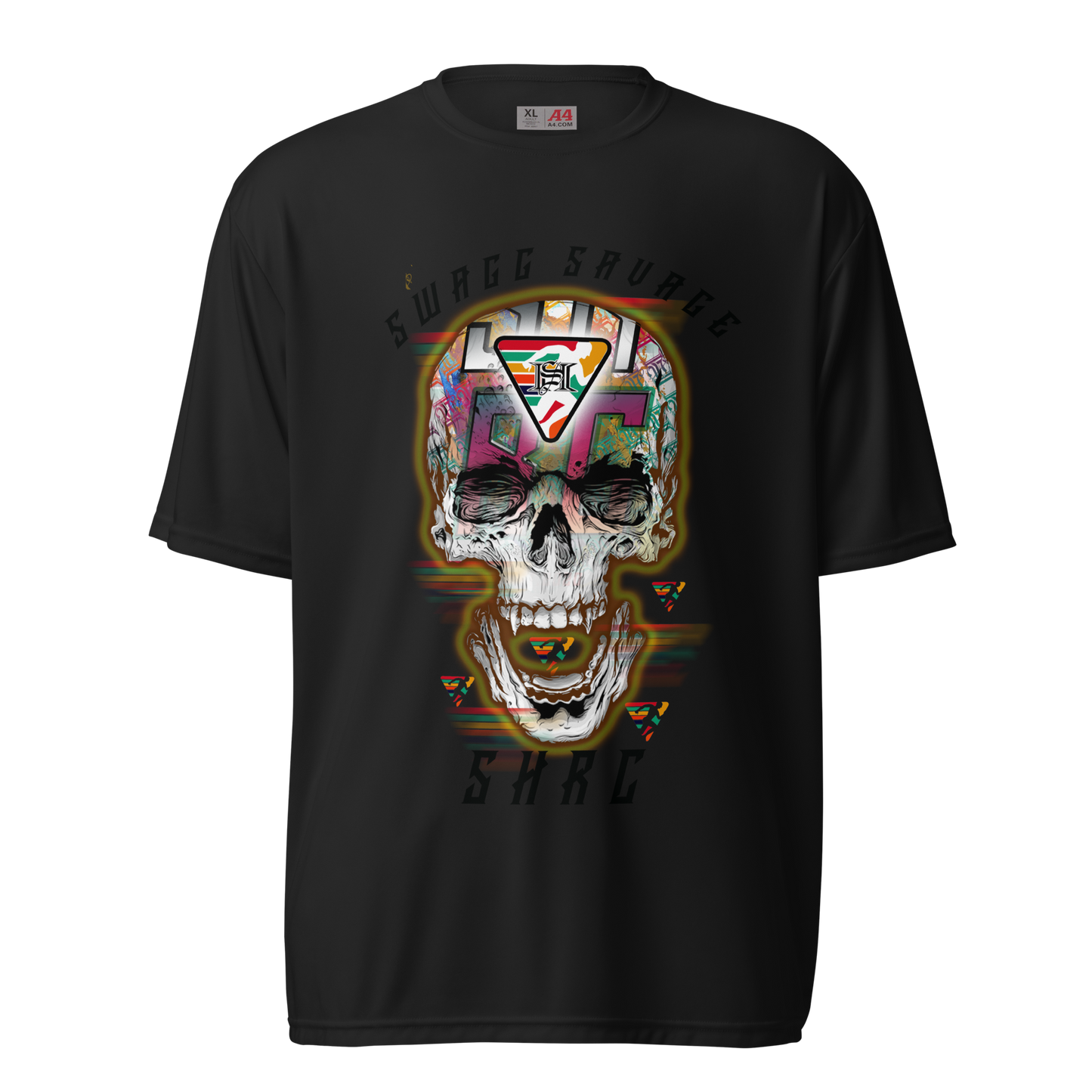 Swagg savage Unisex performance crew neck t-shirt