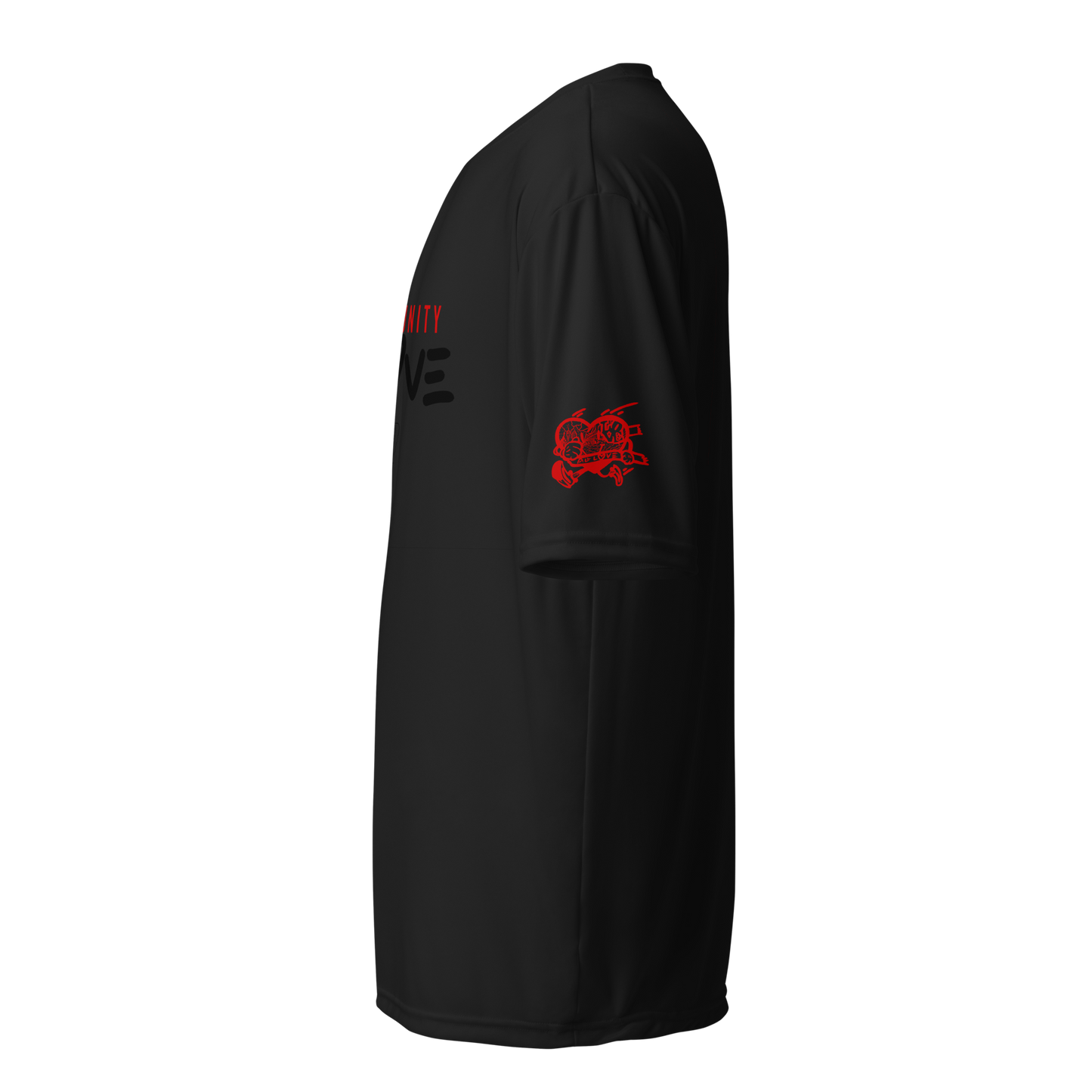 ALL LOVE Unisex performance crew neck t-shirt