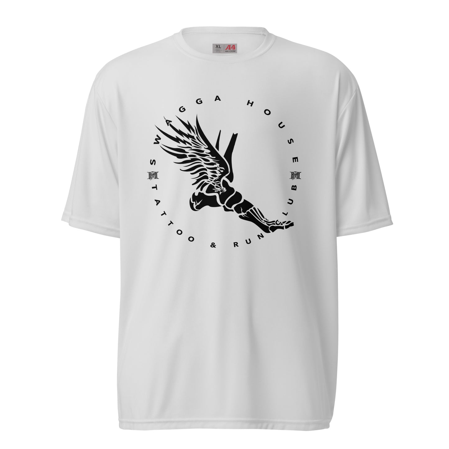 Shrc skull foot logo classic Unisex performance crew neck t-shirt