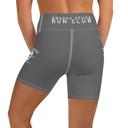 Tattoo and run club Yoga Shorts