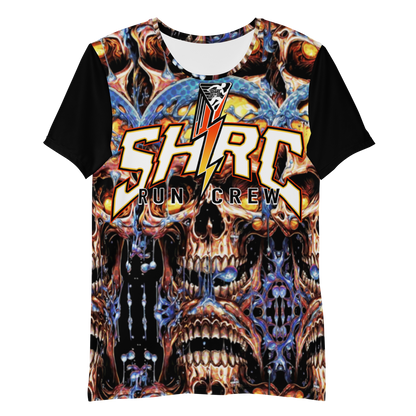 Shrc liquid metal skull All-Over Print Men's Athletic T-shirt