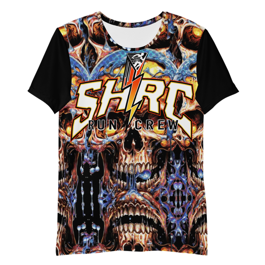Shrc liquid metal skull All-Over Print Men's Athletic T-shirt