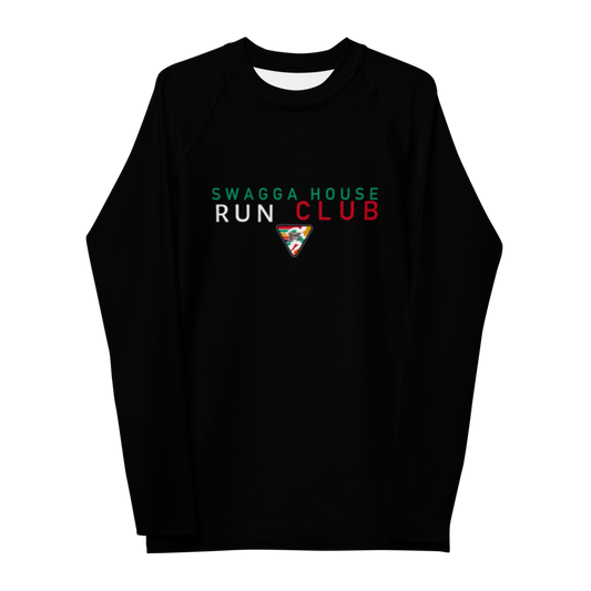 SHRC Black Men's Long-Sleeve Athletic Shirt